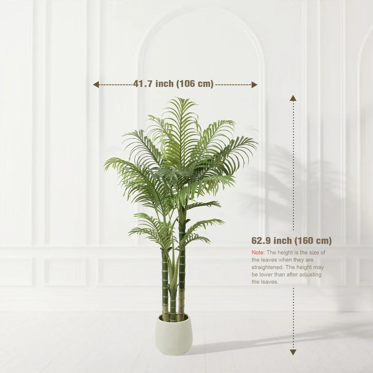 Decorative Areca Palm Plant - Faux Indoor Tree