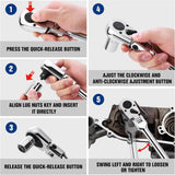 WORKPRO 1/2 inch Drive Extra Long Flex Head Ratchet, 24 Inch Long CR-V Steel Ratchet Handle with Chromium Plating, CR-MO Head, Quick Release Reversible Design, 72-Tooth