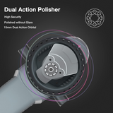 WORKPRO Buffer Polisher, 6-inch 1080W Dual Action Random Orbital Polish Kit