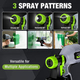 WORKPRO Paint Sprayer, 600W HVLP Spray Paint Gun with 4 Nozzles, 3 Spray Patterns & Adjustable Flow, 44 fl.oz (1300ml) Container, Paint Gun for Furniture, Cabinets, Fence, Walls, Doors, DIY Projects
