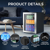1.7 Cu Ft Beverage Refrigerator and Mini Fridge Cooler - 68 Can Capacity 58048RWC0