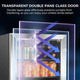 1.7 Cu Ft Beverage Refrigerator and Mini Fridge Cooler - 68 Can Capacity 58048RWC0