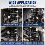 WORKPRO 2-Piece Heavy Duty Coil Spring Compressor Tool Set, 2200LB Capacity