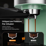 2 in 1 Espresso Machines Support Capsule Coffee Automatic Cappuccino Coffee Maker CM8054