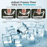 26Lbs/Day Countertop Ice Cube Maker IM5812F