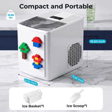 27lbs/24H Bullet Ice Maker Countertop IM5812XH