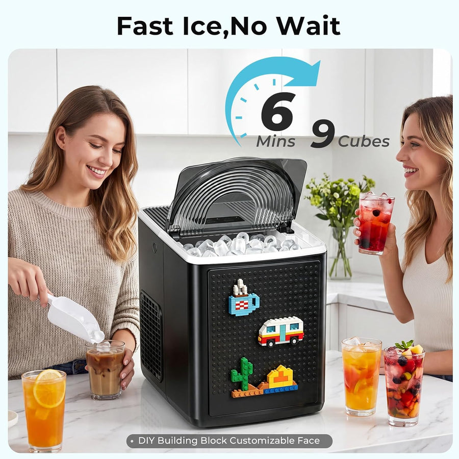 27lbs/24H Bullet Ice Maker Countertop IM5812XH