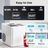 27lbs/24H Bullet Ice Maker Countertop IM5812XH