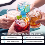 27lbs/24H Bullet Ice Maker Countertop IM5812XH