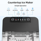 27Lbs/24H Countertop Bullet Ice Maker IM5812V