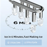 27Lbs/24H Countertop Bullet Ice Maker IM5812V