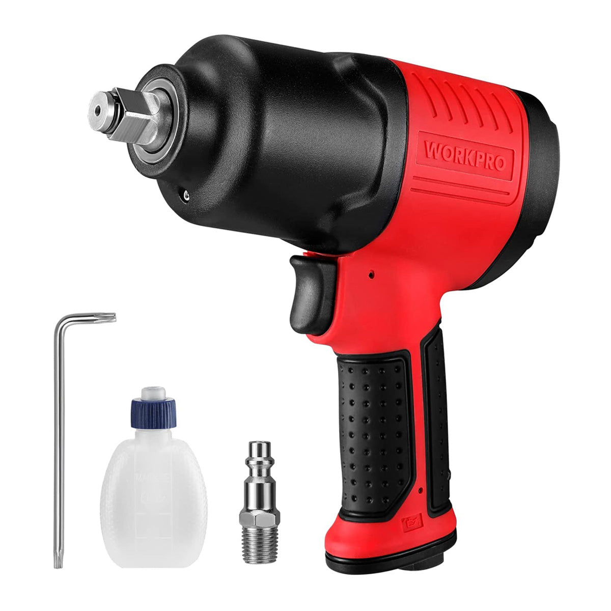 WORKPRO 1/2" Drive Air Impact Wrench for Changing Tires  Auto Repair