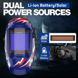 WORKPRO Welding Helmet 4 Arc Sensors True Color Large Viewing Auto Darkening