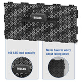 WORKPRO 3 Pack 16"x32" Black Metal Steel Panel Garage Wall Pegboard Organizer