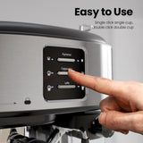 3 in 1 Professional Espresso Maker with Dual Heating System & Capsule Compatible CM8011