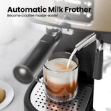 3 in 1 Professional Espresso Maker with Dual Heating System & Capsule Compatible CM8011