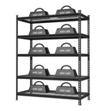 WorkPro 5-Tier Metal Storage Shelving Unit 48"W x 24"D x 72"H Adjustable Storage Rack Heavy Duty Shelf