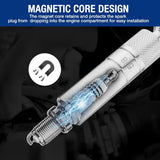 WORKPRO 7 PCS Magnetic Swivel Spark Plug Socket Set