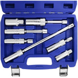 WORKPRO 7 PCS Magnetic Swivel Spark Plug Socket Set