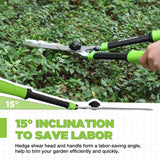 WORKPRO Hedge Shears, 23'' Manual Hedge Trimmers
