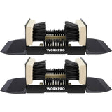 WORKPRO Boot Brush Scraper Outdoor, Shoe Cleaner Brush, Boot Scrubber, Heavy Duty Boot Cleaning Brush, 2 Pack