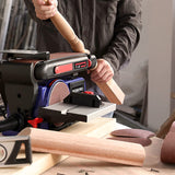 WORKPRO Belt Disc Sander, 4 in. x 36 in. Belt & 6 in. Disc Sander with 6 pcs Sandpapers, Cast Iron Base for Sanding Woodworking