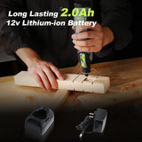 WORKPRO 12V Cordless Rotary Tool Kit for Handmade and DIY