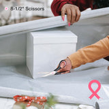 WORKPRO 263 Pcs Pink Tool Set with Wide Mouth Open Storage Bag - Pink Ribbon