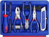 WORKPRO 125 Pcs Home Repair Tool Set with 3-Drawer Storage Case