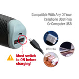 WORKPRO 3.6V Electric Staple Nail Gun 2000PCS Staples Nails USB Charging Cable
