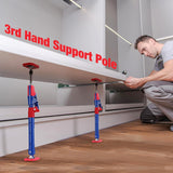 WORKPRO Cabinet Jack Support Pole, 18-1/2" to 29-1/2" Adjustable, 154 lbs, 4-Pack
