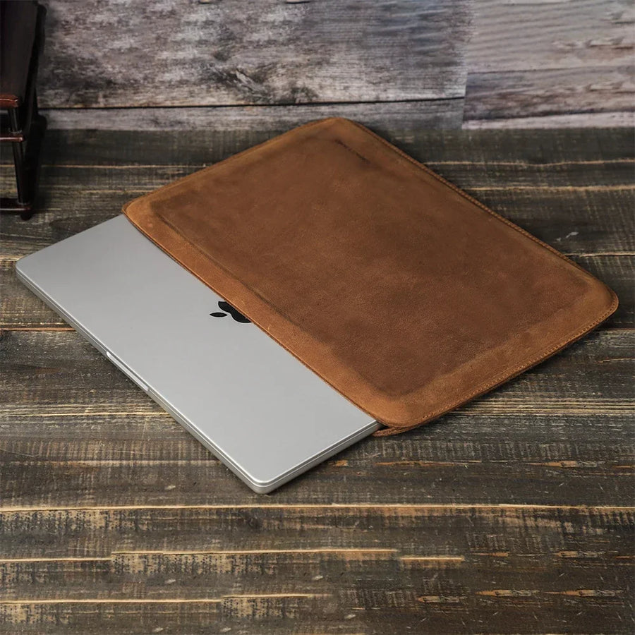 Genuine Leather Sleeve for Laptops