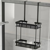 Bathroom Caddy Rack Wall-Mounted No-Drill Single Or Double Layer