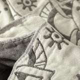 Blanket 100% Cotton Reversible Mandala Print