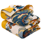 Blanket Reversible Floral 100% Cotton