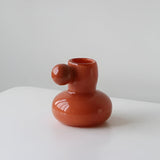 Candle Holder Round Glass 4 Inch Candy Colors