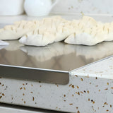 Chopping Board 304 Stainless Steel Non-Slip Hem