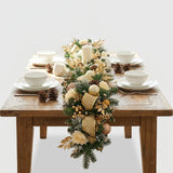 Christmas Garland Artificial Rattan Maintenance-Free Indoor & Outdoor