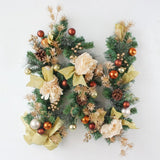 Christmas Garland Artificial Rattan Maintenance-Free Indoor & Outdoor