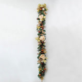 Christmas Garland Artificial Rattan Maintenance-Free Indoor & Outdoor
