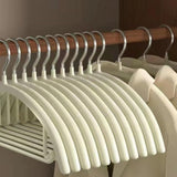 Clothes Hangers Soft-Touch Finish Ergonomic Curve