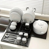 Coffee Bar Mat Silicone Drainage & Heat-Resistant