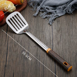 Cooking Utensil Set 304 Stainless Steel Wood-Grain Handles 6-Piece