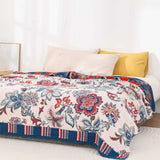Cotton Blanket Breathable Oversized 79 x 90 In
