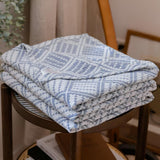 Cotton Blanket Plaid Lightweight & Breathable
