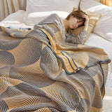 Cotton Blanket Reversible 4-Layer Muslin