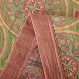 Cotton Summer Blanket Reversible Ginkgo Leaf Lightweight & Breathable