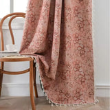 Curtain Microfiber Semi-Shade Tassel Fringe