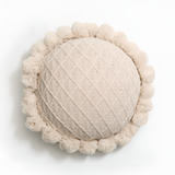 Cushion Sunflower Weave Pom-Pom Trim