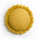 Cushion Sunflower Weave Pom-Pom Trim